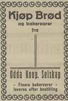 24. Annonse fra Odda kooperative Selskap 8 i Hardanger Arbeiderblad 09.06.1923.jpg