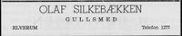 105. Annonse fra Olaf Silkebækken i Norsk Militært Tidsskrift nr 11 1960.jpg