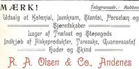 30. Annonse fra R.A. Olsen & Co. under Harstadutstillingen 1911.jpg