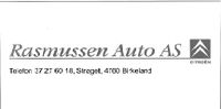 5. Annonse fra Rasmussen Auto A. S. i Birkenes Avholdslag 100 år- 1904-2004.jpg
