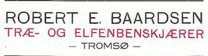 Annonse fra Robert E. Baardsen under Harstadutstillingen 1911.jpg