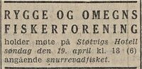 Rygge og Omegns fiskerforening omfattet i sin tid også Råde og Moss.