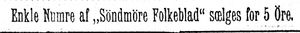 Annonse fra Søndmøre Folkeblad i avisa 4.1.1892.jpg