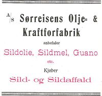 6. Annonse fra Sørreisens Olje- & Kraftforfabrik under Harstadutstillingen 1911.jpg