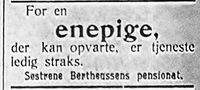 376. Annonse fra Søstrene Bertheussens pensjonat i Haalogaland 28.4.-06.jpg