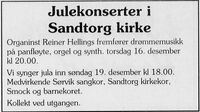 Harstad Tidende 15. desember 1999.