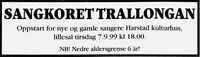 Harstad Tidende 6. september 1999.