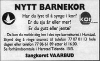 Harstad Tidende 16. mai 2003.