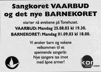 Harstad Tidende 23. august 2003.