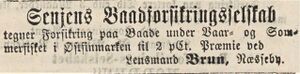 Annonse fra Senjens Baadforsikringsselskab i Finmarkens Amtstidende 22.01.1873.jpg