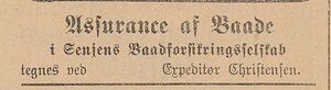 Annonse fra Senjens Baadforsikringsselskab i Finnmarksposten 03.01.1896.jpg