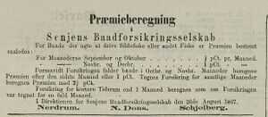 Annonse fra Senjens Baadforsikringsselskab i Tromsø Stiftstidende 29.08.1867.jpg
