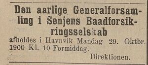 Annonse fra Senjens Baadforsikringsselskab i Tromsøposten 24.10.1900.jpg