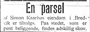 Annonse fra Simon Kaarbø i Tromsø Amtstidende 4. januar 1900.jpg