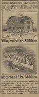 Sjømannshjemmets industrilotteri i 1905 hadde store, gedigne gevinster - for en innsats på 25 øre. Kysten (avis) 18. januar 1905.