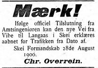 204. Annonse fra Skei formannskap i Indtrøndelagen 31.8. 1900.jpg