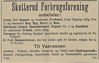 81. Annonse fra Skotterud Forbrugsforening i Hedemarkens Amtstidende 05.05.1909.jpg