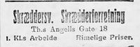 185. Annonse fra Skræddersvendenes Skrædderforretning i Ny Tid 1914.jpg