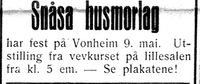 59. Annonse fra Snåsa Husmorlag i Nord-Trøndelag og Nordenfjeldsk Tidende 1.5.1937.jpg