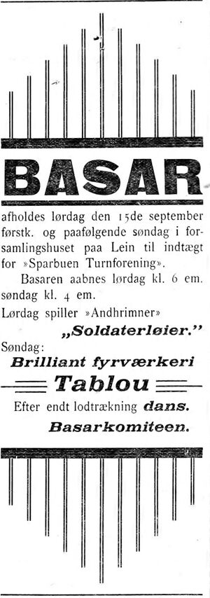 Annonse fra Sparbuen Turnforening i Indtrøndelagen 31.8. 1900.jpg