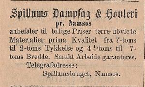 Annonse fra Spillumsbruget i Lofot-Posten 27.07.1885.jpg