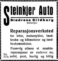 336. Annonse fra Steinkjer Auto i Inntrøndelagen og Trønderbladet 17.9. 1934.jpg