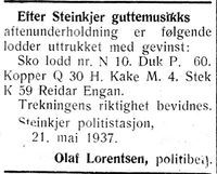 308. Annonse fra Steinkjer guttemusikk i Inntrøndelagen og Trønderbladet 24.5. 1937.jpg
