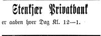 172. Annonse fra Stenkjær Privatbank i Mjølner 15.3.1898.jpg
