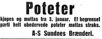 43. Annonse fra Sundnes Brænderi i Trønderbladet 22.12. 1926.jpg