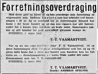 2. Annonse fra T.T. Vaamartveit i Lifjell 04.03.1960.jpg