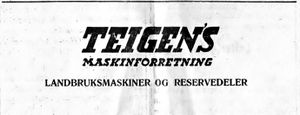 Annonse fra Teigens maskinforretning i Bygdenes By 1957.jpg