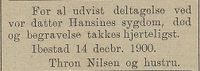 54. Annonse fra Thron Nilsen og hustru i Harstad Tidende 17.12. 1900.jpg