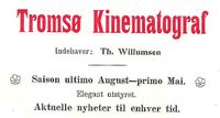 230. Annonse fra Tromsø Kinematograf under Harstadutstillingen 1911.jpg