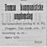 316. Annonse fra Tromsø NKU i Nordlys 23.08. 1923.jpg