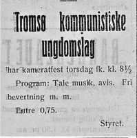315. Annonse fra Tromsø NKU i Nordlys 23.08. 1923.jpg