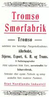 234. Annonse fra Tromsø Smørfabrik under Harstadutstillingen 1911.jpg