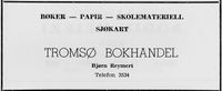 143. Annonse fra Tromsø bokhandel i Norsk Militært Tidsskrift nr. 11 1960.jpg