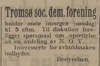 271. Annonse fra Tromsø soc. dem. forening i Nordlys 23.06.1906.jpg