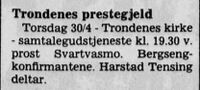 Harstad Tidende 30. april 1981