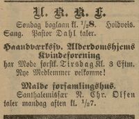 129. Annonse fra U.K.K.F i Stavanger Aftenblad 10.02.1906.jpg