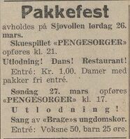 Pakkefest for UL Brage med korsang på Sjøvollen.