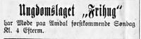 2. Annonse fra U L Frihug i Namdalens Folkeblad 1901.jpg