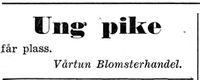 259. Annonse fra Vårtun Blomsterhandel i Nord-Trøndelag og Inntrøndelagen 4.7. 1942.jpg