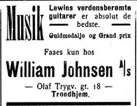 177. Annonse fra William Johnsen i Indtrøndelagen 17.1. 1913.jpg