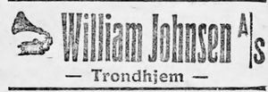 Annonse fra William Johnsen i Ny Tid 1914.jpg