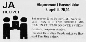 Annonse fra aksjonen Ja til livet i Harstad Tidende 02.04.1974.jpg