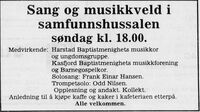 Harstad Tidende 6. desember 1985.