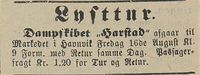 59. Annonse fra dampskibet Harstad i Tromsø Amtstidende 11.08. 1889.jpg