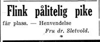 234. Annonse fra dr Sletvold i Nord-Trøndelag og Inntrøndelagen 4.7. 1942.jpg