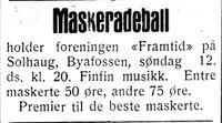497. Annonse fra forningen Framtid i Nord-Trøndelag og Nordenfjeldsk Tidende 09.02.33.jpg
